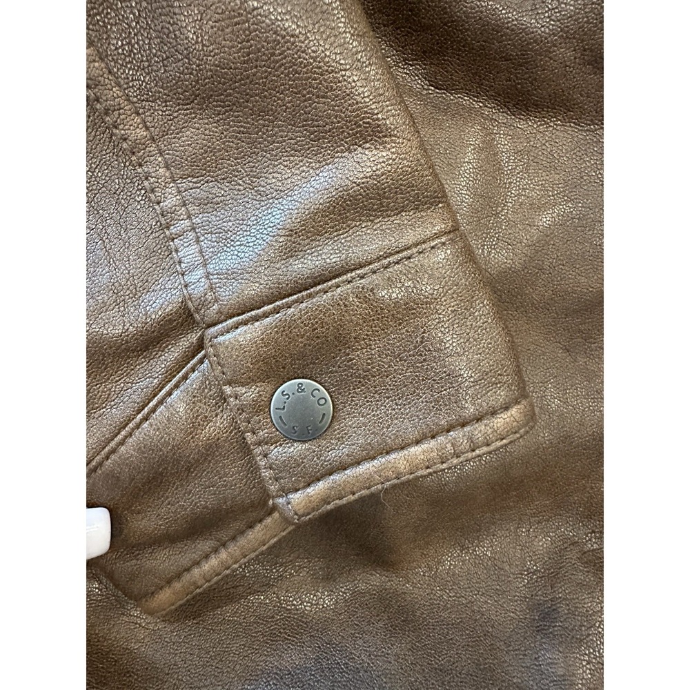 Levi Strauss & CO. Faux Brown Jacket Men's Size XL - Picture 5 of 15